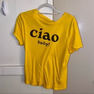 MOTHER Ciao Baby Tee